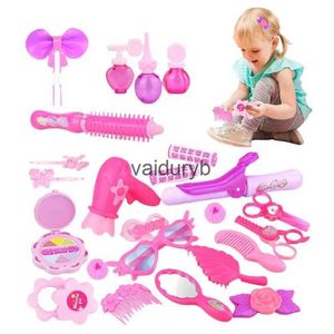 Belleza Moda Moda Cosméticos para niños Juego de maquillaje Aseo seguro Juego de maquillaje para niños Princesa portátil Belleza Juegos de imaginación juguetes para niña Bebé Toysvaiduryb