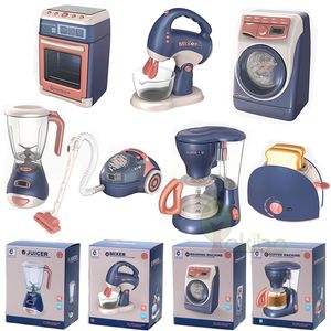 Belleza Moda Mini Electrodomésticos Cocina Juguetes Niños Juego de imaginación Lavadora Aspiradora Juguete Tostadora Cocina Niñas Niños 230427