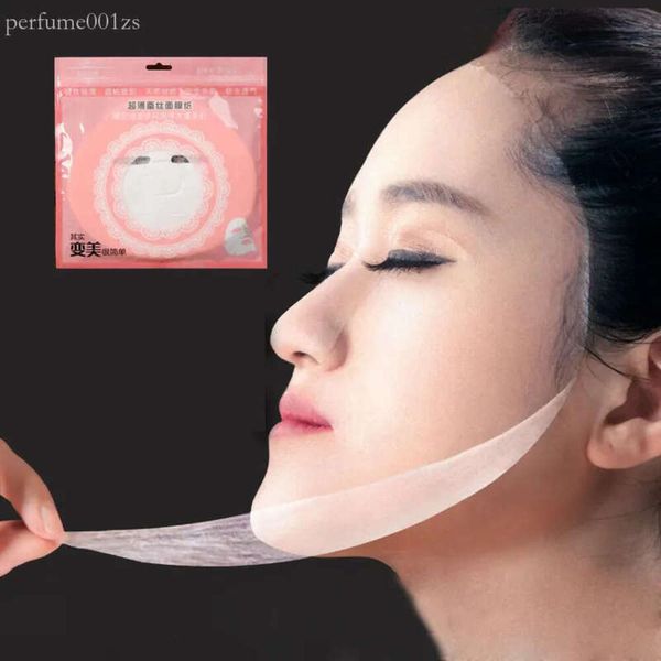 Beauty Full Face Natural Silk Mask Paper Invisible Disposable DIY Masque Masques Facial Masques gratuits ZA2163 AF7D