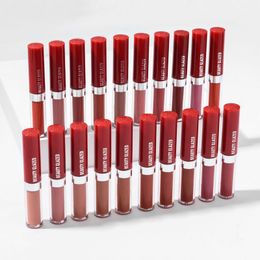 Schoonheid geglazuurd 20 kleuren matte lip glanst langdurige non-stick cup fluwelen waterdichte lippenstift sexy naakt lippen make-up 240pcs / lot DHL