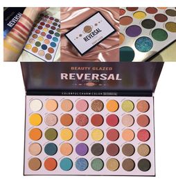 Schoonheid geglazuurde 40 kleuren oogschaduw pallete parelle mat eyeshadow palet oogmake -up cosmetica