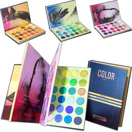 Schoonheid geglazuurd 72 kleuren oogschaduw palet boek schaduw pallet blendable glitter matte glans natuurlijke zeer gepigmenteerde oogschaduw geperst poeder merk make-up