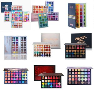 Schoonheid Geglazuurd Oogschaduwpalet Highlighter Lichtgevend Glitter Glinstering Mat Metallic Natuurlijk Gemakkelijk te dragen Waterproof Fleuren Make-up Oogschaduwpallet