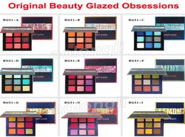 Schoonheid Geglazuurde make-up oogschaduwpalet obsessies 9 kleuren heldere oogschaduw Nieuw naakt Metaal matte glans Oogschaduw 9 stijlen Cosme3978506