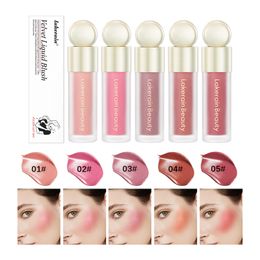 Lakerain vloeistof blush make-up make-up fluweel blush crème schoonheid langdurige waterdichte natuurlijke huid tint hydraterende blush stick glans