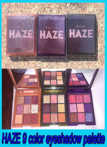 Beauty Haze – Palette de fards à paupières pressés, 9 couleurs, violet, sable, kaki, scintillant, mat, poudre d'ombre à paupières, 3 Styles, maquillage pour les yeux, 4605579