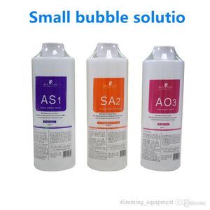 Solution pour instruments de beauté AS1 SA2 AO3 Bouteille / 400 ml d'eau de peeling microcristalline pour peau normale, essence pour le visage adaptée aux salons et aux familles