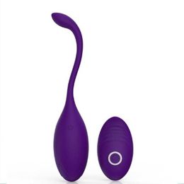 Artículos de belleza Bola de vagina de 10 frecuencias Vibración fuerte Huevo Control remoto inalámbrico Vibrador Consolador femenino Masajeador de punto G Productos para adultos