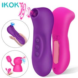 Articles de beauté 10 Modes clitoris ventouse vibrateur puissant succion sous vide langue de mamelon vibrant léchage oral jouets sexy pour les femmes