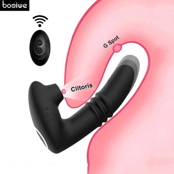 Articles de beauté 10 modes vibrateur de succion clitoridienne pour femmes Clitoris ventouse stimulateur de poussée gode Anal boutique sexy jouets produits pour adultes