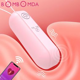 Articles de beauté 11 prdkoci wibrator miniaturowy pocisk dla kobiet kontrola aplikacji wodoodporny stymulator echtaczki Dildo zabawki erotyczne sexy produkt