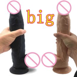 Schoonheidsartikelen 12 inch 31 cm Super enorme grote dildo realistische penis cyberskin met zuignap sexy producten voor vrouwen realistische rubberen pen