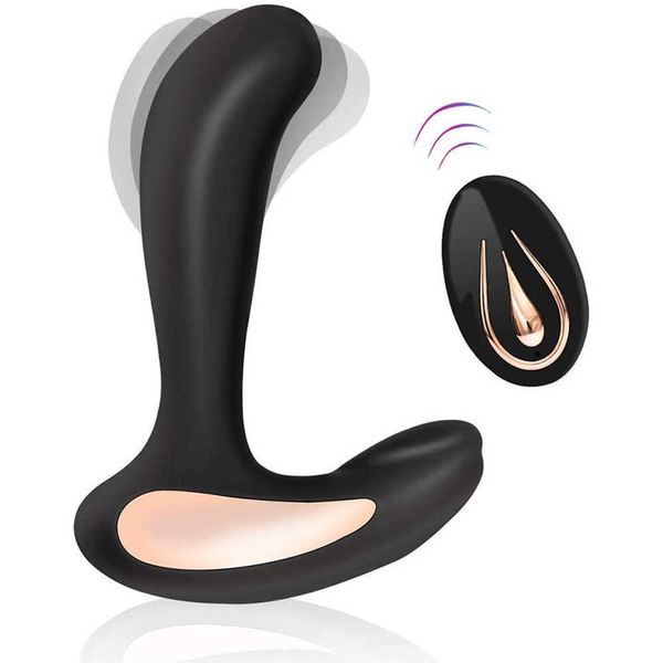 Artículos de belleza 12 velocidades Masajeador de próstata masculino Vibrador anal inalámbrico Consolador Buttplug Vibradores Máquinas sexy Juguetes para adultos para hombres Productos sexyy