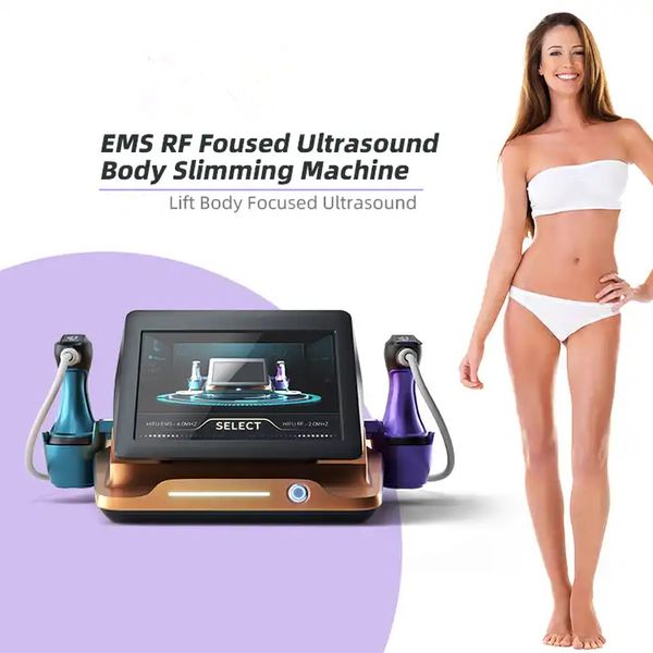 Artículos de belleza 15D HIFU cartuchos cuerpo cuidado de la piel masajeador 12d hifu EMS máquina antiarrugas 10d hifu RF 9 mm cartucho reemplazo cuerpo adelgazante 2 manijas