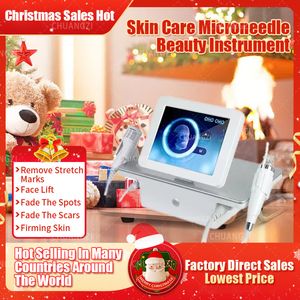 Schoonheidsartikelen 2 in 1MicRoneedle RF Face Lift Secret Fractional RF-Gold radiofrequentie Microneedle Skin Herjuvenation RF Machine