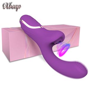 Artículos de belleza 20 modos Punto G Vibrador Succionador de clítoris Estimulador de vacío Succión Masturbación femenina Productos para adultos Consolador de juguete sexy para mujeres