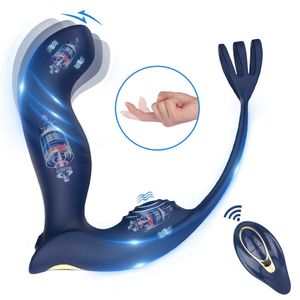 Schoonheid items 2022 Remote anale vibrator prostaat massager penis ring cockring clitoris vagina stimuleren vrouwen anus kont sexy speelgoed voor mannenpaar