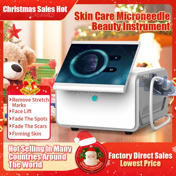 Articles de beauté 2023 Portable RF Microneedle Fractional Needle Radiofréquence Microneedling Cartouches Dispositifs