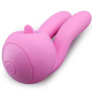 Articles de beauté 20RD Silicone lapin vibrateur pour femmes G-spot Clitoris Stimulation magnétique USB rechargeable masseur adulte sexy jouet
