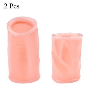 Artículos de belleza 2 unids/set Corrector de prepucio masculino anillo de resistencia retraso eyaculación pene reutilizable s producto adulto juguetes sexy para hombres