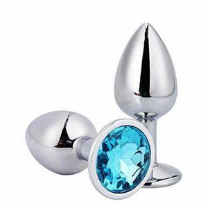 Articles de beauté 3 pièces conception de bijoux de luxe fétiche en acier inoxydable Anal godemichet Anal fantaisie sexy contraintes SM Stimulation jouets pour Uni