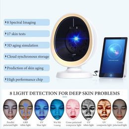 Beauty Items 3D Smart Magic Mirror Skin Analyzer Machine Aisia Huidanalysesysteem Acne Pigmentatie Analyse Gezichtsscanner