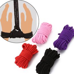 Articles de beauté 5M / 10M fantasy Bondage Boutique Sangle de corde de chanvre sur BDSM Soumission extensible extrême Cosplay Jeux de rôle jouets sexy pour couples