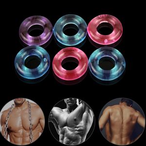 Beauty Items 6 stks Siliconen Duurzaam Penis Ring Volwassen Mannen Ejaculatie Vertraging Cock Rubber s Uitbreiding sexy Speelgoed Voor mannelijke