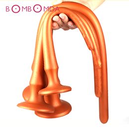 Beauty Items 60cm bardzo duga korek analny Dildo Butt Plug dorosych zabawki erotyczne dla mczyzn prostaty Massgaer Anus Dilatator stymulator w