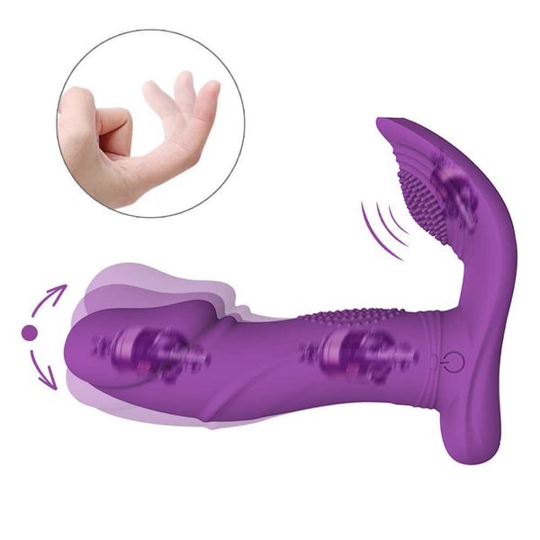 Artículos de belleza 7 Simulación de movimiento de frecuencia Consolador suave Vibrador Estimulador de clítoris portátil Herramienta de masturbación femenina Coño juguetes sexy para mujer