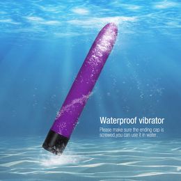 Articles de beauté Vibromasseur clitoridien de 7 pouces de long Imperméable Stimulateur de clitoris G-Spot multi-vitesses pour femme Gode sexy-Toy Sucking