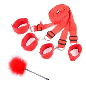 Articles de beauté Adulte Erotique SM Jeux sexy Jouets Pour Femmes Couples Adultes Jambe Ouverte Bondage Contraintes Cheville Poignets Menottes Accessoires