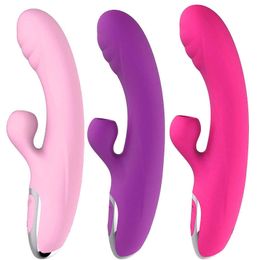 Articles de beauté jouets pour adultes G Spot vibrateur USB avec Succionador Clitoris pour femmes chatte érotique Vajina clitoris ventouse sexyo godes Pareja