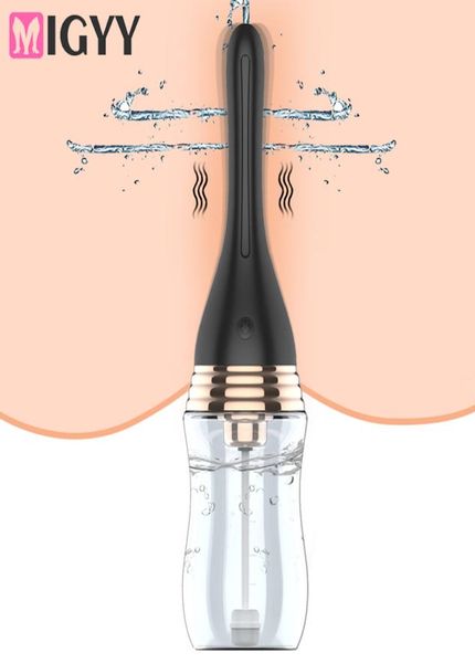 Artículos de belleza Limpiador anal Salud de silicona Enema automático Herramienta vaginal de colon Ducha de ducha Enemator de limpieza para hombres y mujeres6927303