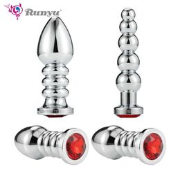 Beauty Items Anale Plug Booty Kralen Butt Massager Spiraal Stimulatie Draad Anus sexy Speelgoed voor Volwassen Paar SM Product