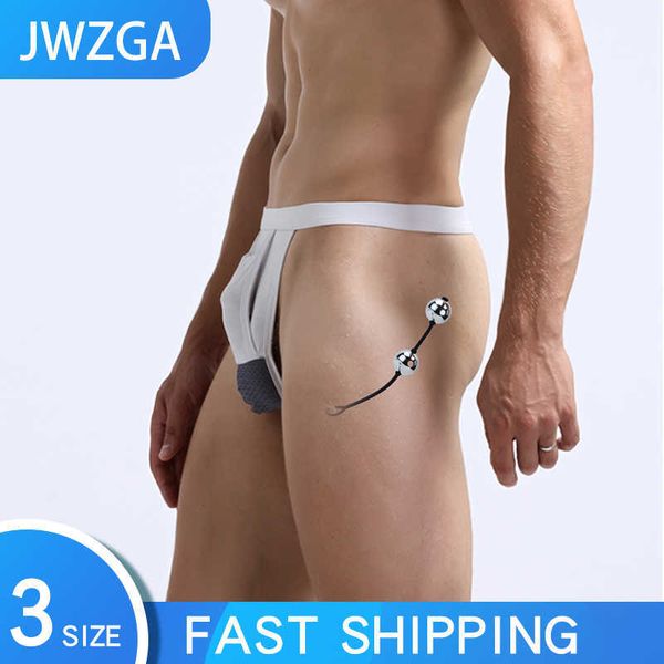 Artículos de belleza Anal Plug Panty ropa interior bragas cuentas juguetes sexy para hombres tortura Bdsm Enema extensor dilatador masajeador de próstata 18 Gay