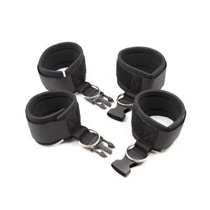 Articles de beauté BDSM Bondage Gear Retenue Menottes Cheville Cuff Strap Système Esclave Érotique Adulte Sexy Jouets Pour Femme Couples Jeux Produits