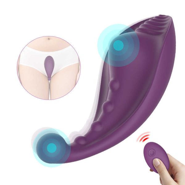 Articles de beauté papillon culotte vibrateur pour femmes masturbateur vibrant G Spot Clitoris stimulateur télécommande sans fil jouets sexy