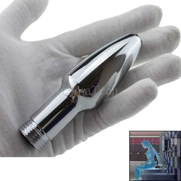 Articles de beauté camaTech buse d'eau de douche de lavement en aluminium tête de seringue rectale nettoyant anal vaginal système de douche colique bouchons de nettoyage