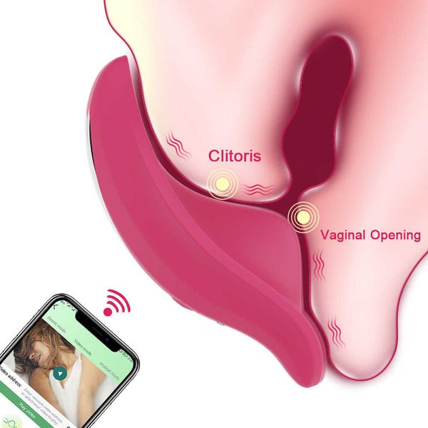 Articles de beauté Clit Bluetooth App Vibratrice Femme Remote sans fil Contrôle portable Vibrant Egg Clitoris Stimulator sexy Toys for Women Couples