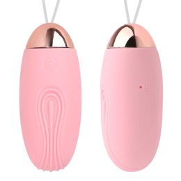 Articles de beauté Clitoris Stimuler Sans Fil Télécommande Saut Oeuf Vibrateur sexy Jouets Pour Femmes G-spot Vibrateurs 10 Fréquence
