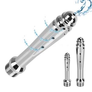 Articles de beauté buse de Douche colique 7 trous ouverture latérale lavement Anal nettoyage Douche outils sexy pour Couples lavage Vaginal