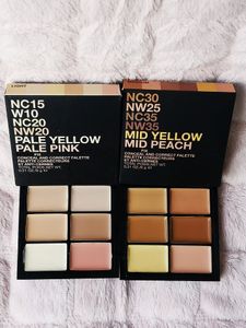 Articles de beauté Conceal Correct Palette en 6 teintes Medium Fix Face Concealer Creme Palettes Skin Tone Corrector Facial Dark Spot Covering Flawless Base Makeup