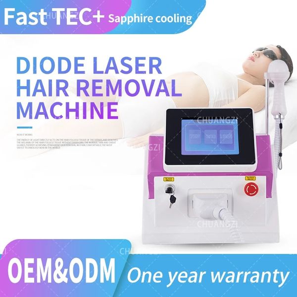 Articles de beauté 808 nm Laser Hair Removal Machine Depilment Desktop Commercial Device Diode