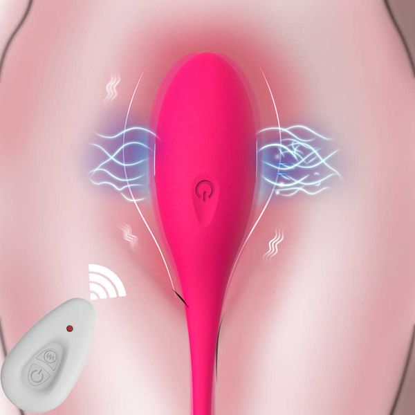 Artículos de belleza Choque eléctrico Kegel Bolas vaginales Vibrador Control remoto inalámbrico Huevo vibrante Estimulación del punto G Bullet Juguetes sexy Vibradores para mujeres