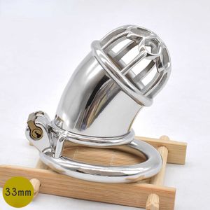 Articles de beauté Femme LED Relation Ceinture de bondage Dispositif de chasteté masculine pour hommes Tube en métal Manches de coq Tease Steel BDSM Jouets sexy