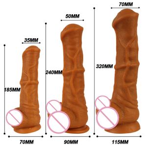 Beauty Items Vrouwelijke Masturbatie Huid Gevoel Realistische Penis Grote Lul Met Zuignap sexy Speelgoed Voor Vrouw Enorme Paardendildo Volwassen Producten