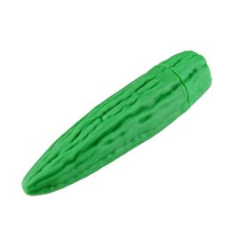 Articles de beauté Appareil sexy féminin Série de fruits Bitter Gourd Bâton de massage Vibromasseur en silicone Sûr et confortable Aucune batterie sexy Toys EK