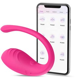 Schoonheid items vrouwelijke draadloze app externe bluetooths dildo vibratiors ei voor vrouwen controle slijtage vibrerende liefde g spot massager sexy speelgoed