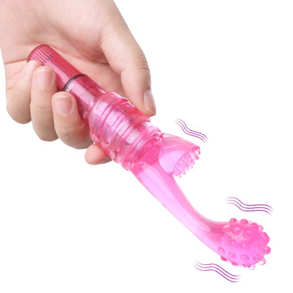 Articles de beauté vibrateur de doigt stimulateur de Clitoris G Spot vibrateur jouets sexy pour femmes Barbe étanche Mini Clitoris jouet érotique